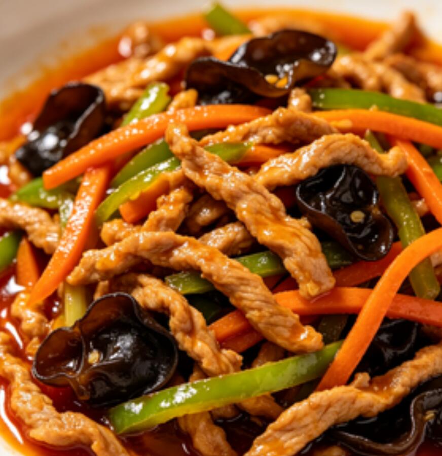 家常鱼香肉丝,酸甜微辣超下饭